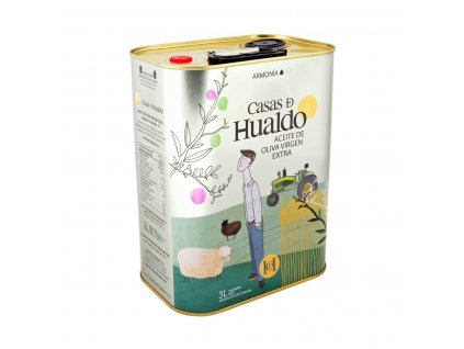 Casas de Hualdo extra panenský olivový olej Armoía 3 litry v plechu