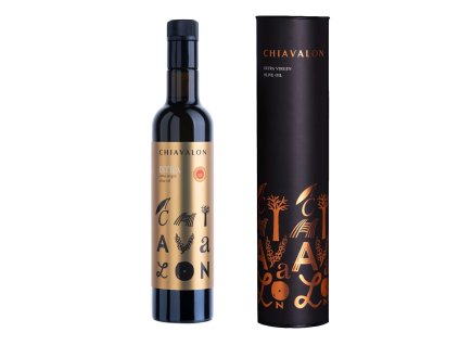 Chiavalon Istra 500 ml – prémiový olivový olej v černé dárkové tubě