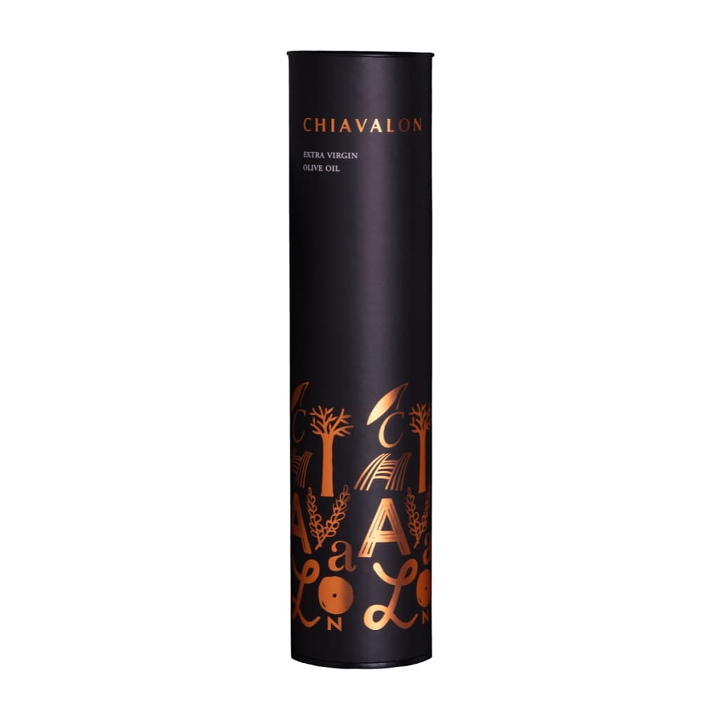 Chiavalon Dárkové balení Elegantní černý tubus na olivový olej Objem: 250 ml