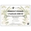 Dárkový poukaz v hodnotě 2500 Kč