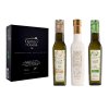 Dárková kazeta prémiových olivových olejů a vinného octa Castillo de Canena 3 x 250 ml