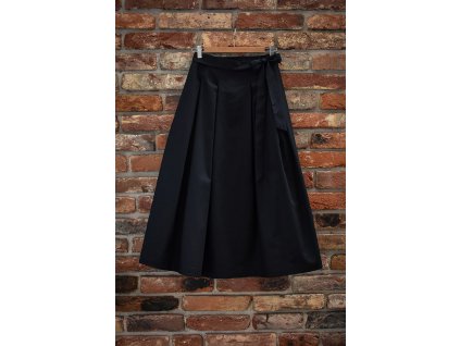 Popelínová sukně Kaija (Barva - Varianty Černá (Popelín), Provedení - Varianty Jednobarevné, Velikost - Varianty XS)