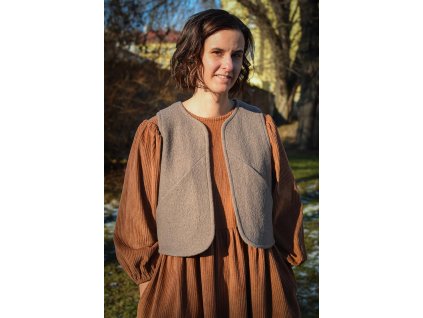 Vlněná vesta Laida