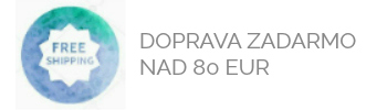 Doprava zadarmo nad 80 EUR