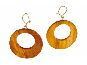Drevené náušnice 04