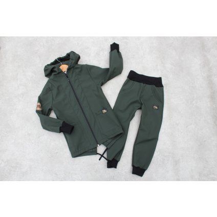 Softshell bunda ARMY GREEN