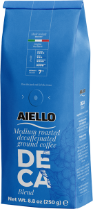 CAFFÉ AIELLO DECAF BLEND (bezkofeinová) 250 g.