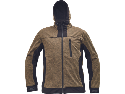 HUYER SOFTSHELL bunda (Veľkosť XS, Farba sivá)
