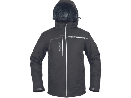 TAURUS zimná softshell.bunda (Veľkosť XS, Farba čierna)