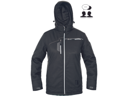 TAURUS LADY softshell.bunda (Veľkosť XS, Farba čierna)