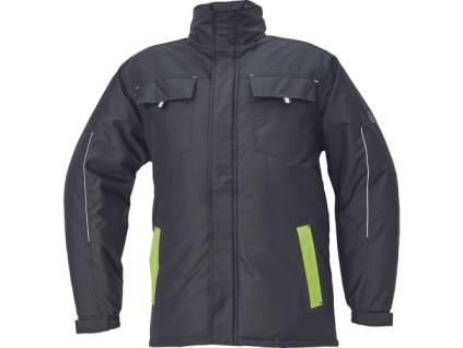 MAX VIVO parka (Veľkosť S, Farba černá/žltá)