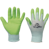 FUDGE rukavice nylon. latex. dlaň (Veľkosť 4, Farba zelená)