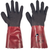 CHERRUG rukavice PVC nitril (Veľkosť 7, Farba černá/červená)