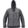 HUYER SOFTSHELL bunda (Veľkosť XS, Farba sivá)