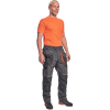 EMERTON PLUS nohavice (Veľkosť 46, Farba antracit/oranžová)