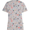 Zdravot.dámská blúza psy a mačky (Veľkosť XS)