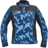 NEURUM CAMOU bunda+kapucňa (Veľkosť 46, Farba navy)