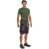 SHELDON šortky (Veľkosť 42, Farba antracit/žltá)