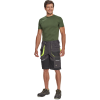 SHELDON šortky (Veľkosť 42, Farba antracit/žltá)