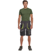 SHELDON šortky (Veľkosť 42, Farba antracit/žltá)