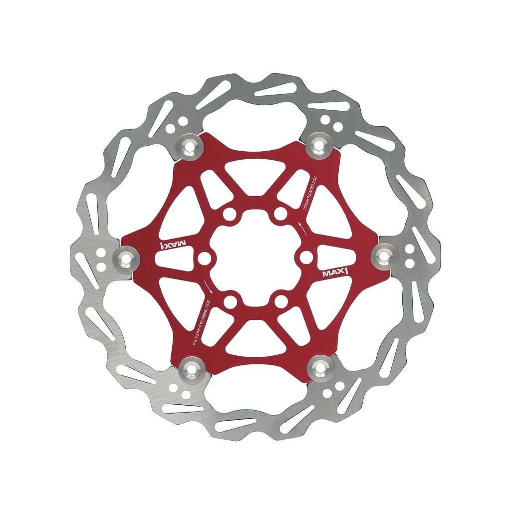 brzdový kotouč MAX1 Alux 160 mm červený