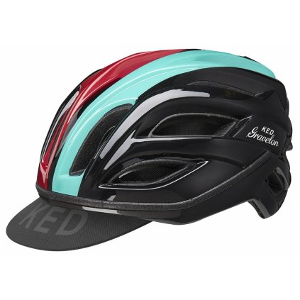 přilba KED Gravelon L italo 58-61 cm (Barva černá, Velikost L)