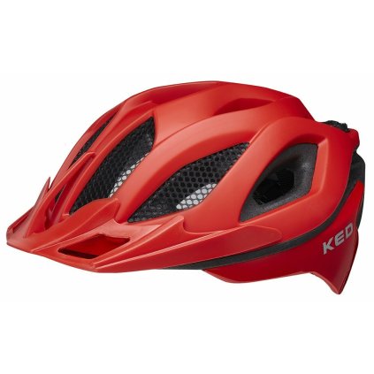 přilba KED Spiri Two M fiery red matt 52-58 cm (Barva červená, Velikost M)