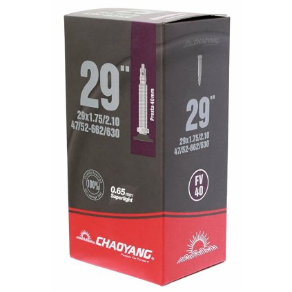 duše CHAOYANG Superlight 29x1,75/2,1 (47/52-622) FV 40 mm (Barva ventil FV, Velikost 29")