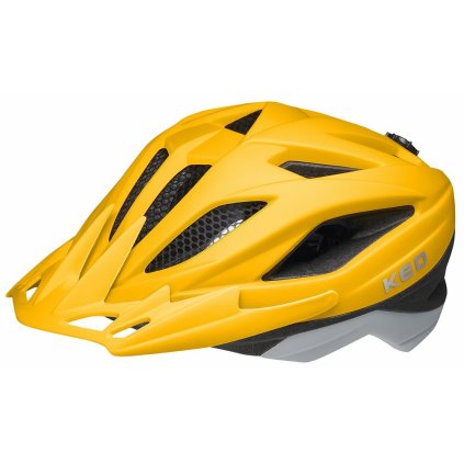 přilba KED Street Junior Pro S yellow grey matt 49-55 cm (Barva žlutá, Velikost S)