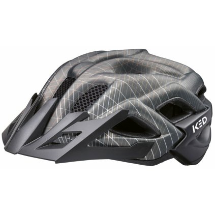 přilba KED Status Junior M black metallic matt 52-59 cm (Velikost M)