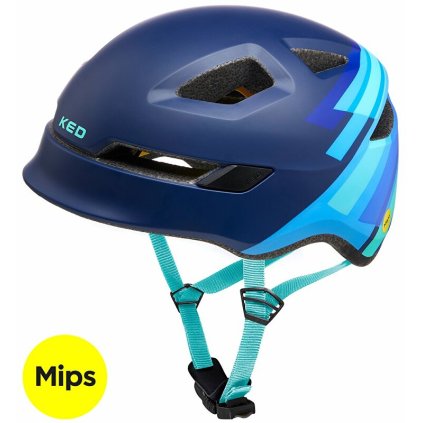 přilba KED Pop Mips S blue 48-52 cm (Barva modrá, Velikost S)