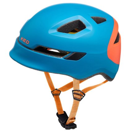 přilba KED Pop S Petrol Orange Matt 48-52 cm (Barva modrá, Velikost S)