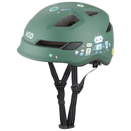 přilba KED Pop M Robot 52-56 cm (Barva khaki, Velikost M)