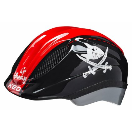 přilba KED Meggy II Originals XS Sharky red 44-49 cm (Barva červená, Velikost XS)