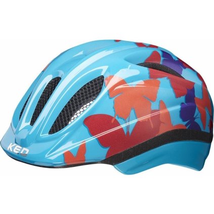 přilba KED Meggy II Trend M butterfly blue 52-58 cm (Barva modrá, Velikost M)