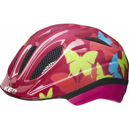 přilba KED Meggy II Trend M butterfly bordeaux 52-58 cm (Barva modrá, Velikost M)