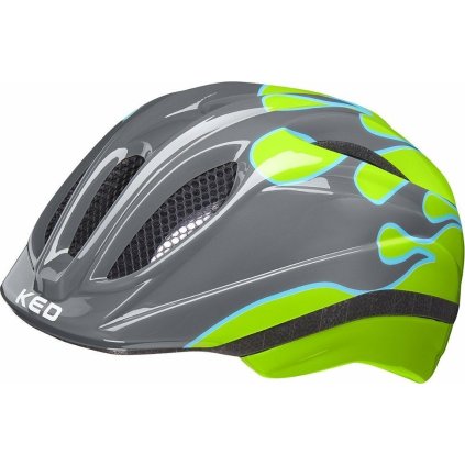 přilba KED Meggy II Trend S flame grey green 46-51 cm (Velikost S)