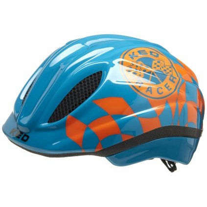 přilba KED Meggy II Trend XS racer petrol orange 44-49 cm (Barva modrá, Velikost XS)