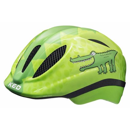 přilba KED Meggy II Trend S green croco 46-51 cm (Barva zelená, Velikost S)