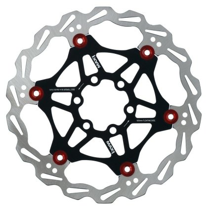 brzdový kotouč MAX1 Alux 160 mm černý (Barva 6 děr, Velikost 160 mm)