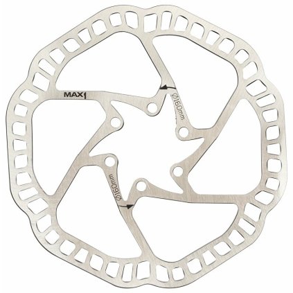 brzdový kotouč MAX1 160 mm (Barva 6 děr, Velikost 160 mm)