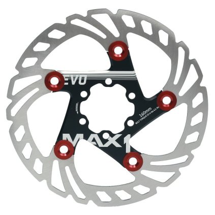 brzdový kotouč MAX1 Evo 160 mm černý (Barva 6 děr, Velikost 160 mm)