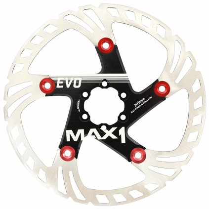 brzdový kotouč MAX1 Evo 203 mm černý (Barva 6 děr, Velikost 203 mm)