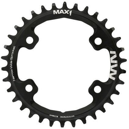 převodník MAX1 Narrow Wide SHIMANO 34z černý (Barva černá, Velikost 34z)