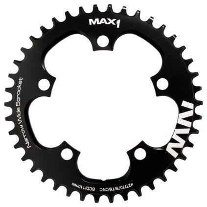 převodník MAX1 Narrow Wide BCD 110 mm 42z černý (Barva černá, Velikost 42z)