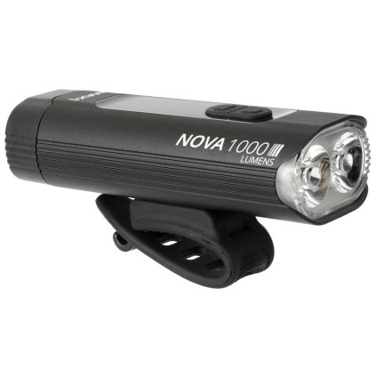 světlo přední MAX1 Nova 1000 USB (Barva černá, Velikost dobíjecí)