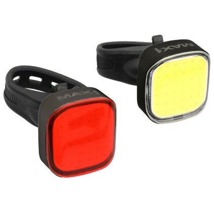 sada blikaček MAX1 Sirius USB černá (Barva černá, Velikost dobíjecí)