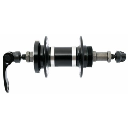 náboj MAX1 zadní, závitový, disc ložiskový RÚ černý, 32 děr, 7-8 rychlostí (Barva černá)