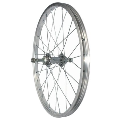 zapletené kolo 20" zadní Zinek Fe Al (Barva stříbrná, Velikost 20")