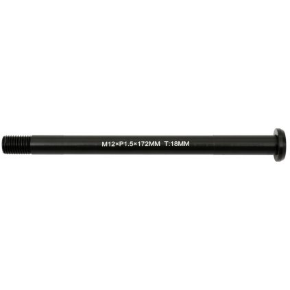osa zadní MAX1 12/172 mm, závit M12x1,5 černá (Barva černá, Velikost 172)